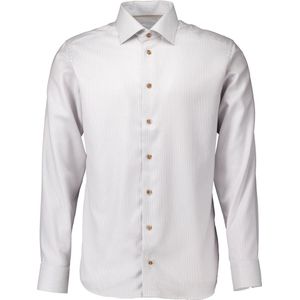 Eton - Signature Twil Shirt - Overhemd - Beige - Katoen