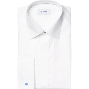 Eton - Dobby Evening Shirt - Overhemd - Wit - Katoen