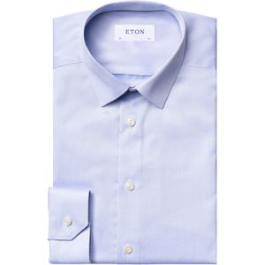 ETON Overhemd blauw, Effen