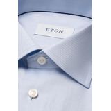 Eton - Signature Twill - Overhemd - Lichtblauw - 100% Katoen - Kreukvrij