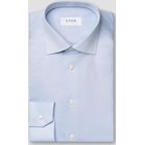 Eton - Signature Twill - Overhemd - Lichtblauw - 100% Katoen - Kreukvrij