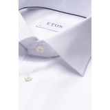Eton - Signature Twill Overhemd - Wit - 100% Katoen