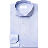 Eton - Overhemd - Lichtblauw - Katoen - Slim Fit - Cut Away