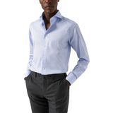 Eton - Overhemd - Lichtblauw - Katoen - Slim Fit - Cut Away