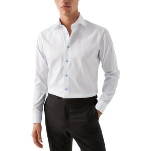 Eton - Overhemd - Effen Wit - 100% Katoen - Slim Fit