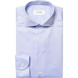 Eton - Overhemd - Lichtblauw - 100% Katoen - Slim Fit