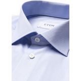 ETON Overhemd blauw, Effen