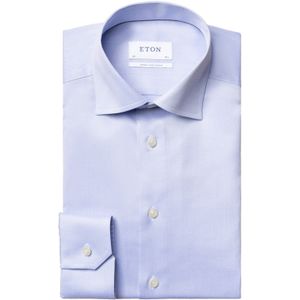 Eton - Overhemd - Lichtblauw - Katoen - Contemporary Fit