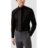 Eton - Overhemd - Zwart - Katoen - Lange Mouwen