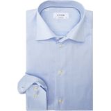 Eton - Overhemdjurk - Lichtblauw - Katoen - Wide Fit