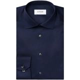 Eton - Overhemd - Blauw - Lange Mouwen - Polyamide/Nylon