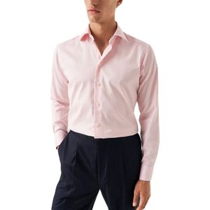 Eton - Signature Twill Overhemd - Roze - Katoen - Contemporary Fit