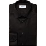 ETON - Overhemd - Zwart - Lange Mouw - 100% Katoen - Cutaway Kraag