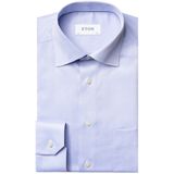 ETON Overhemd blauw, Effen