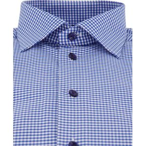 Eton - Contemporary Fit - Overhemd - Blauw - Katoen/Lyocell