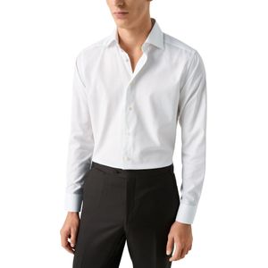 Eton - Solid Signature Oxford - Overhemd - Wit - 100% Katoen
