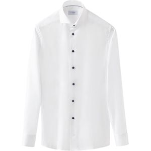 Eton - Overhemd - Wit - Katoen - Lange Mouw