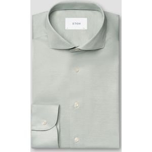 Eton - Lichtgroen Oxford Overhemd - Heren - Lange Mouw - Katoen