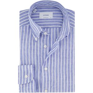 Eton business overhemd blauw