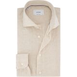 Eton - Contemporary Overhemd - Beige - 100% Linnen