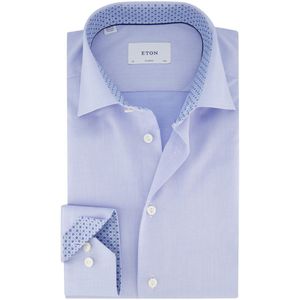 Eton - Classic Fit - Overhemd - Lichtblauw - Katoen