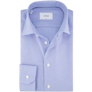 Eton zakelijk overhemd blauw Classic Fit