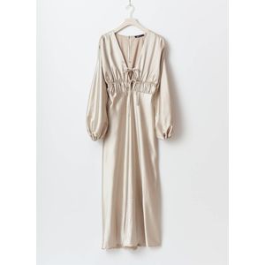 Gina Tricot - Midi Jurk - Champagne