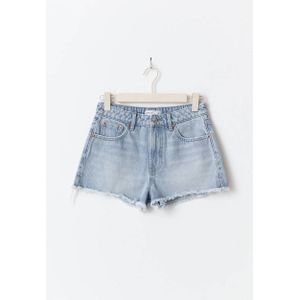 Gina Tricot - Denim Straight Regular Waist Short - Lichtblauw - Jeans