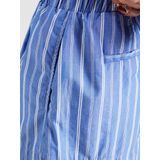 Gina Tricot - Transit - Broek - Blauw / Offwhite - High Waist - Loosefit