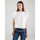 Blouse - Gevoerde Zoom - Effen - Viscose - Normale Pasvorm
