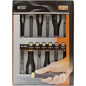Bahco schroevendraaierset ergo 6-dlg | BE-9881