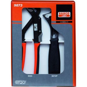 BAHCO Loodgietersset 9873 - tangenset