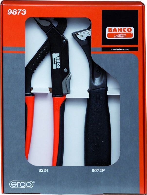 Bahco - Set 9072P en 8224 - Loodgietersset - Ergonomisch - Karton