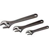Bahco - 80 Serie - Verstelbare Sleutel Set - 3 Stuks - Hoogwaardig Staal