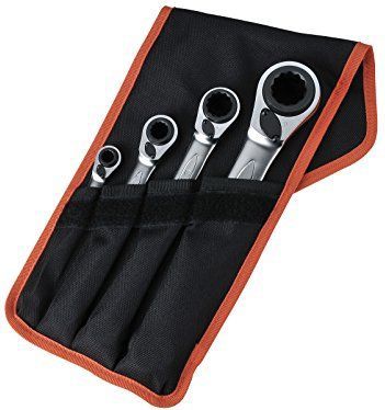 Bahco BHS4RM/4T ratelsleutelset, 4-delig, 8-27 mm