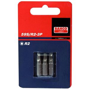 Bahco 59S/R2-3P Bits - Robertson - R2 X 25mm (3st)