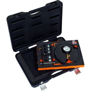 Bahco - Druktester + 90 Houder - Slang en Meter voor Druktest - Kunststof Koffer