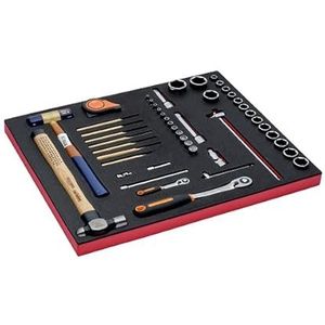 Bahco Foaminlay Fit&Go 3/3 met doppen en toebehoren 1/4" en 1/2" en slaggereedschap - 48-delig - FF1A28