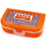 Bahco - Bitsatz 31-teilig, Schlitz, ph, pz, Torx, 6-kant + Bithalter+ 1/4' Adapter