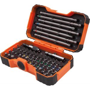 Bahco Bit-Satz 1/4 54 Stück LIGE-PH-PZ-TX-TX mit Loch-HEX