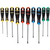 Bahco - B219.010RB - Schroevendraaierset - Gekleurd - 10-delig