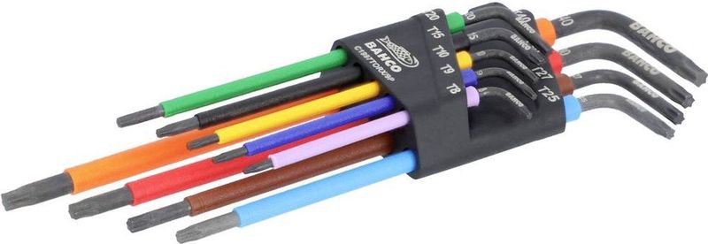 Bahco - C1997TORX/9P - T-profiel Haakse Schroevendraaierset - 9-delig - Hoogwaardig Staal