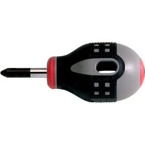 Ergo Phillips-Schraubendreher mit kurzem 3-Komponenten-Griff, PH1 x 25 mm - Bahco