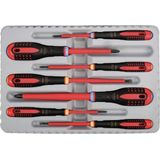 Bahco - ERGO™ VDE Geïsoleerde Schroevendraaierset - 7 Stuks - Zwarte Oxide Punt