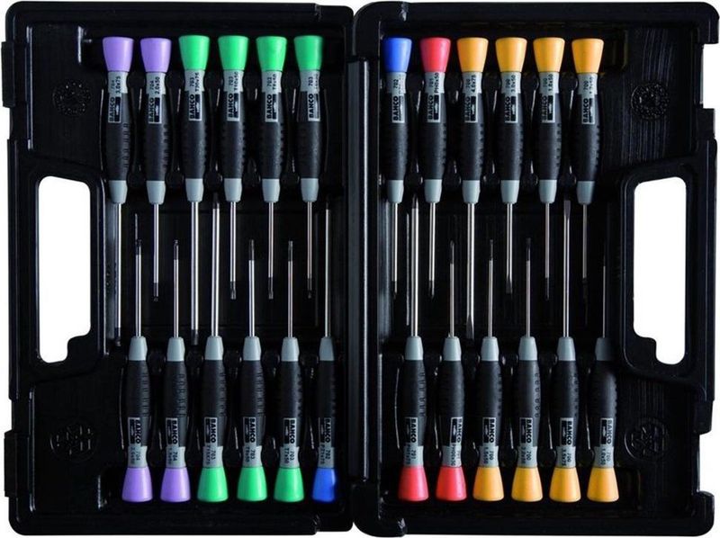 Bahco 706-5 - Precisie Schroevendraaierset 24-delig - Kunststof Doos - Hoogwaardig Staal