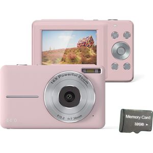 INF - 403SAF32G-24D - Digitale Camera - Roze - 48MP en 1080P