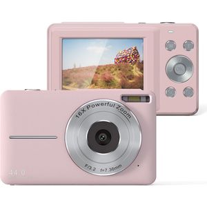 INF - 403SAF-24D - Digitale Camera - Roze - 44MP en 1080P