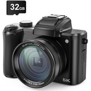 INF - DC206X32G-11D - Videocamera - Zwart - 5K Digitale Camera