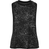 RÖHNISCH - workout tank top - Grijs - Training T-shirt Korte Mouw Dames