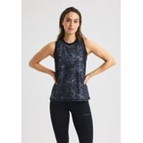 RÖHNISCH - workout tank top - Grijs - Training T-shirt Korte Mouw Dames